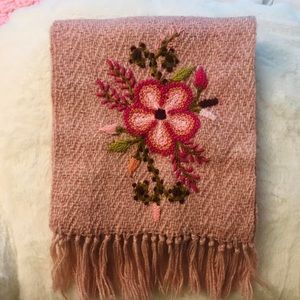 Dusty pink scarf